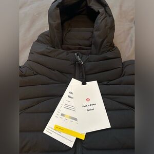 LuLu Lemon Pack It Down Jacket size 10 BLACK